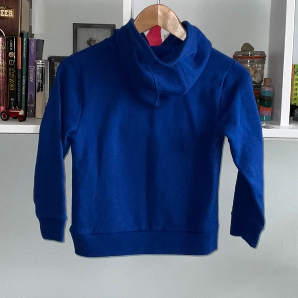 NWOT! Adidas Blue/White Logo Hooded Sweatshirt. Never worn! Boys size 8 yr old. - Picture 2 of 6